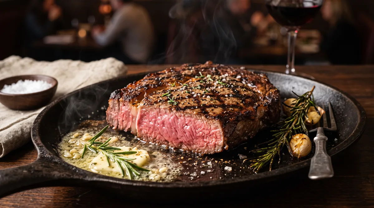 Ribeye Steak — grilled and sliced